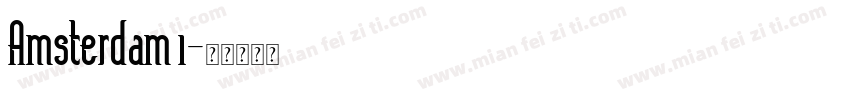 Amsterdam 1字体转换